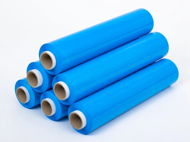 Stukstretch folie 3 kg 23 mic. Blauw