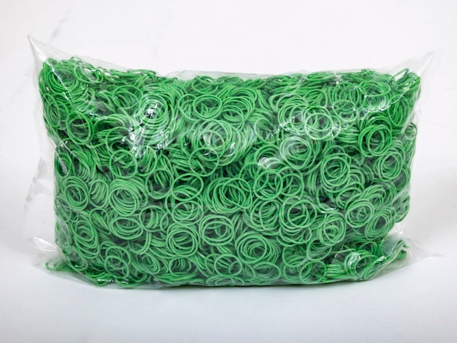 Elastiekjes 20 mm 1.2/1.2 Groen 1 kg verpakking 1 stuk