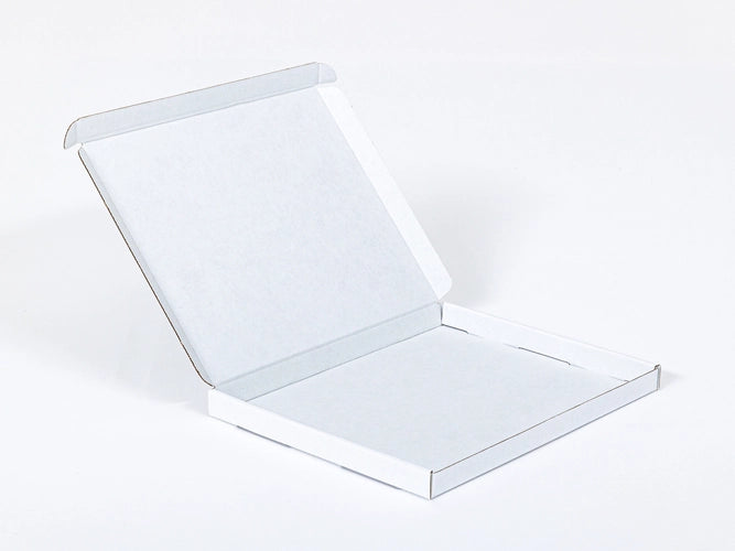 Kartonnen dozen 250x200x20mm enkelgolf E 390g/m2 Wit-Wit Poolse Postbrief M