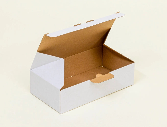 Kartonnen dozen 270x145x70mm enkelgolf E 390g/m2 Wit