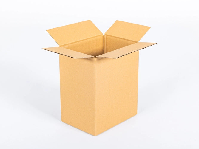 Kartonnen dozen 200x150x250mm enkelgolf B 320g/m2 bruin