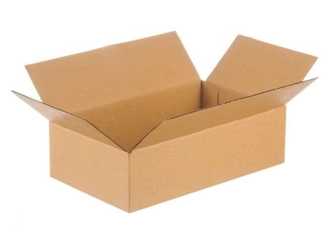 Kartonnen dozen 230x130x80mm enkelgolf B 320g/m2 bruin