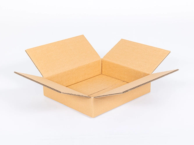 Kartonnen dozen 350x300x100mm dubbelgolf 560g/m2 bruin