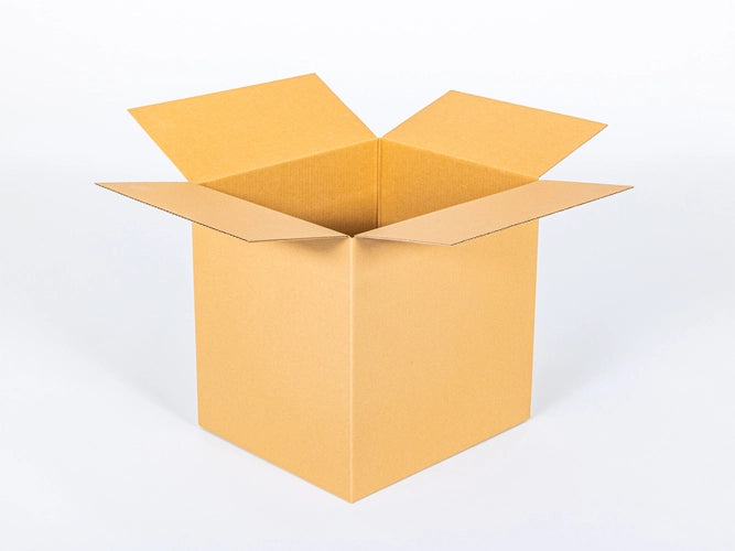 Kartonnen dozen 400x350x400mm enkelgolf B 420g/m2 bruin