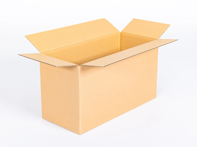 Kartonnen dozen 450x200x250mm enkelgolf B 380g/m2 bruin