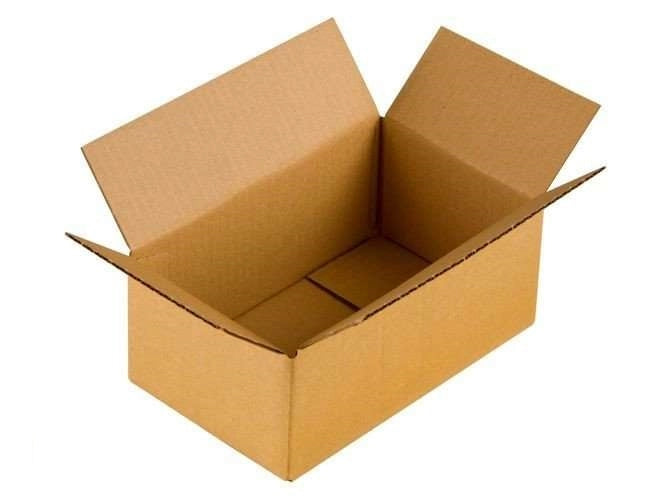 Kartonnen dozen 550x200x150mm dubbelgolf 560g/m2 bruin