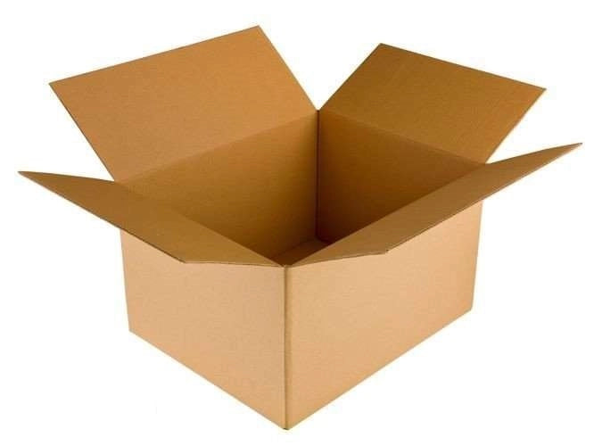 Flap cardboard 600x600x400mm 3W B 420g/m2 Gray