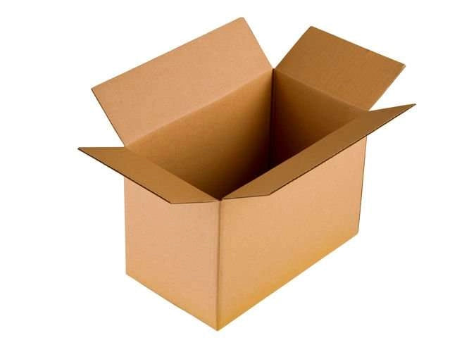 Kartonnen dozen 700x400x500mm enkelgolf C 530g/m2 bruin 1 stuk 1 pc