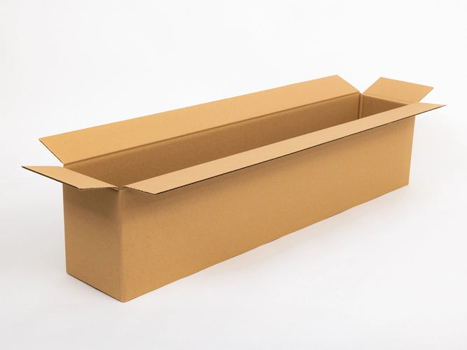 Elongated cardboard flap 1100x200x250mm 3W C 530g/m2 Gray