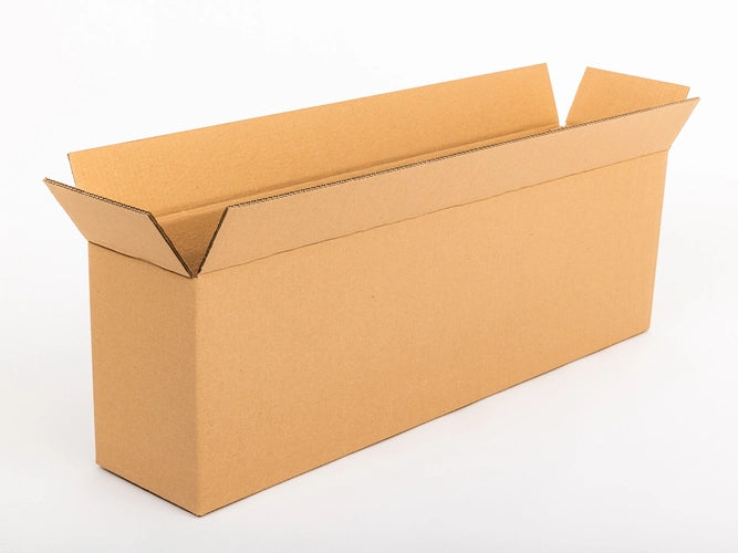 Elongated cardboard flap 900x200x350mm 5W BC 560g/m2 Gray