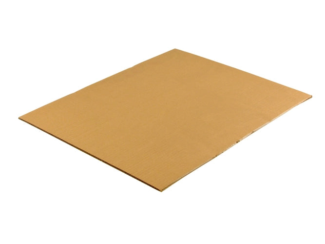Kartonnen scheidingswand 800x600mm enkelgolf B 280g/m2 bruin