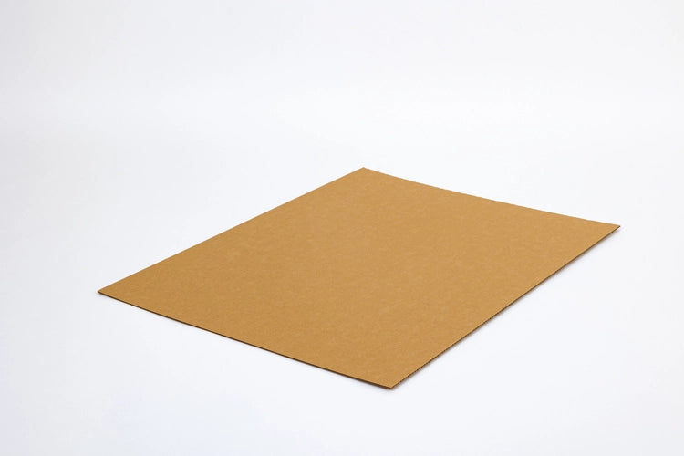 Kartonnen scheidingswand 800x600mm enkelgolf B 380g/m2 bruin