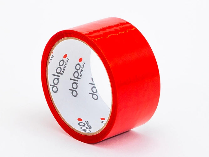 Acryltape rood 48mm/50m DALPO 6 stuks