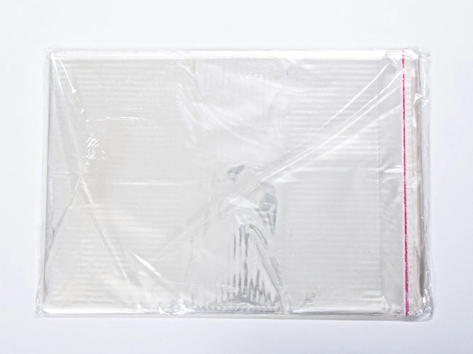 OPP-gripzakjes met zelfklevende achterkant, 350x450 mm, verpakking van, set van 5