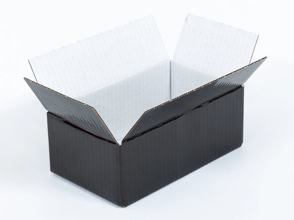 Zwart kartonnen doos 200x120x80mm enkelgolf B 405 g/m² 20 stuks