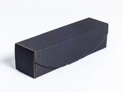 Zwart decoratief Kartonnen dozen voor 1 fles wijn 318x85x87mm 4W 450g/m²
