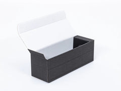 Zwart decoratief Kartonnen dozen voor 1 fles wijn 323x105x110mm 4W 450g/m²