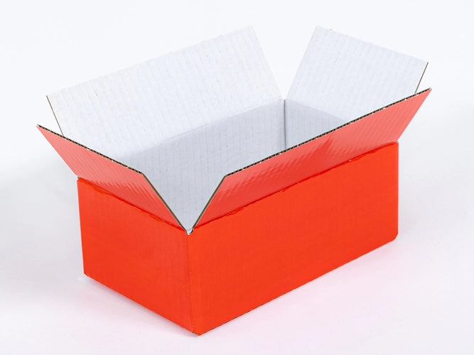 Rood kartonnen doos 200x120x80mm enkelgolf B 405 g/m² 20 stuks