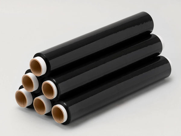 Wikkelfolie 1,5kg 23 mic. Zwart 6 stuks