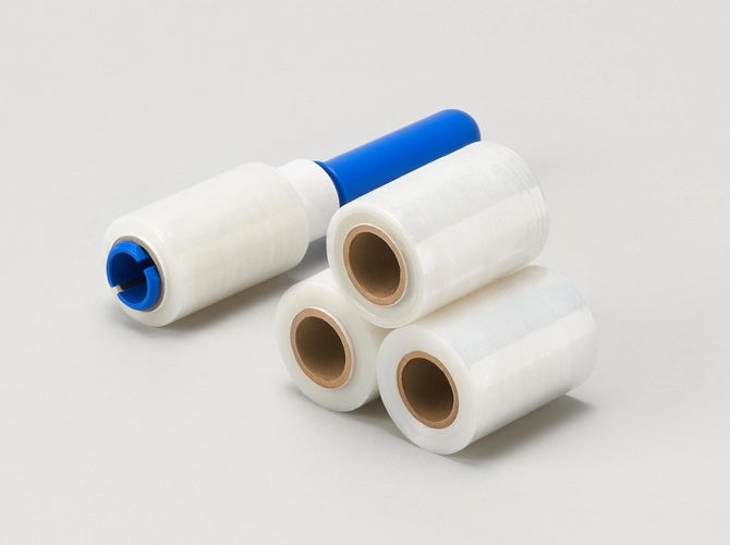 Stukstretch mini rap foil 10/10 23 mic transparant 0,3 kg