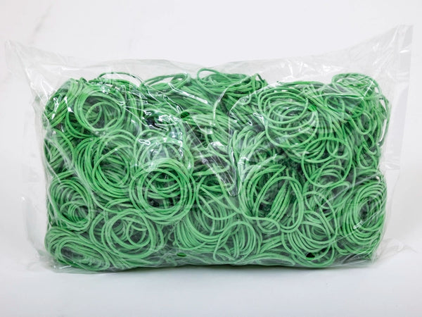 Elastiekjes 40 mm 1.5/1.5 Groen 1 kg verpakking 1 stuk