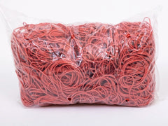 Elastiekjes 50 mm 1.5/1.5 Rood 1 kg verpakking 1 stuk