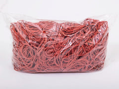 Elastiekjes 60 mm 1.5/1.5 Rood 1 kg verpakking 1 stuk
