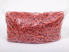 Elastiekjes 80 mm 1.5/1.5 Rood 1 kg verpakking 1 stuk