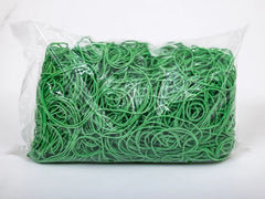 Elastiekjes 80 mm 1.5/1.5 Groen 1 kg verpakking 1 stuk