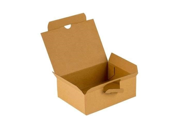 Kartonnen dozen 160x120x60mm enkelgolf E 390g/m2 bruin