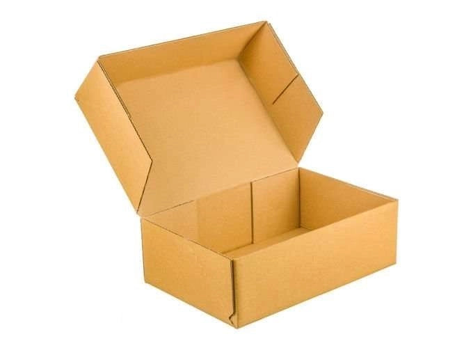 Kartonnen dozen 200x120x80mm enkelgolf E 340g/m2 bruin