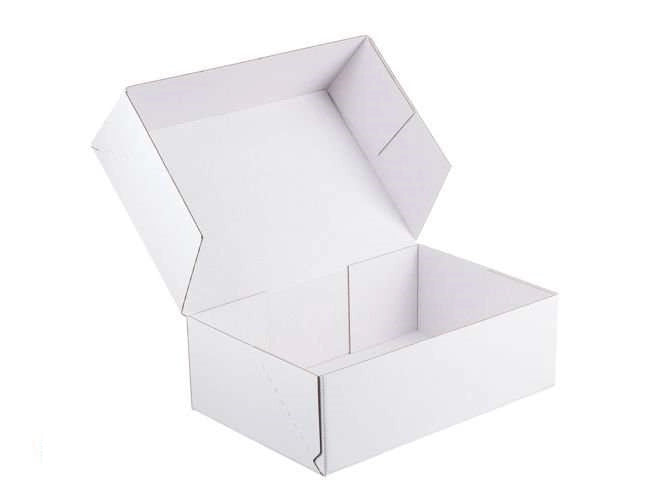 Kartonnen dozen 200x120x80mm enkelgolf E 420g/m2 Wit-Wit