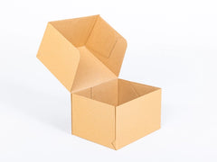 Fefco-doos 250x200x150mm enkelgolf E 340 g/m² Bruin 20 stuks