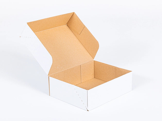 Fefco-doos 250x200x80mm enkelgolf E 350 g/m² Wit 20 stuks