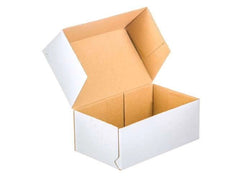 Fefco-doos 250x250x80mm enkelgolf E 350 g/m² Wit 20 stuks