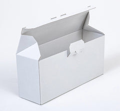Kartonnen dozen 320x100x145mm enkelgolf E 390g/m2 Wit-Wit