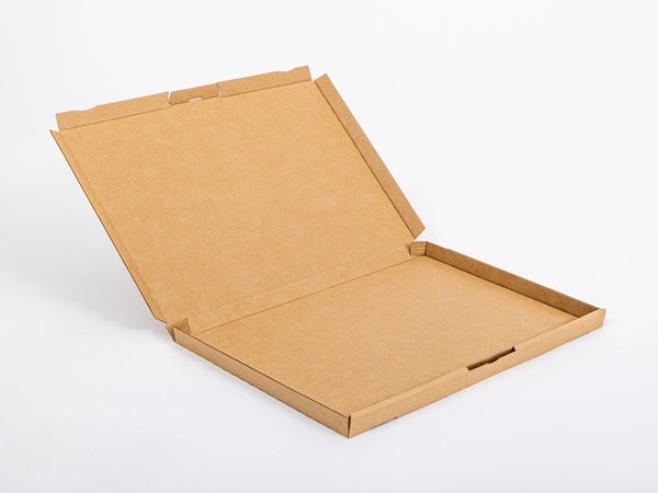 Kartonnen dozen 320x230x20mm enkelgolf E 310g/m2 bruin Poolse Postbrief M
