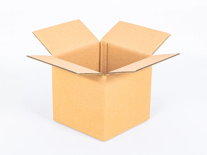 Kartonnen dozen 200x200x200mm dubbelgolf 580g/m2 bruin