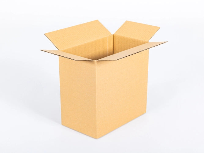 Kartonnen dozen 250x150x250mm enkelgolf B 380g/m2 bruin