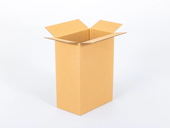 Kartonnen dozen 250x150x350mm enkelgolf B 380g/m2 bruin