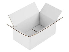 Kartonnen dozen 350x150x100mm enkelgolf B 400g/m2 Wit-Wit