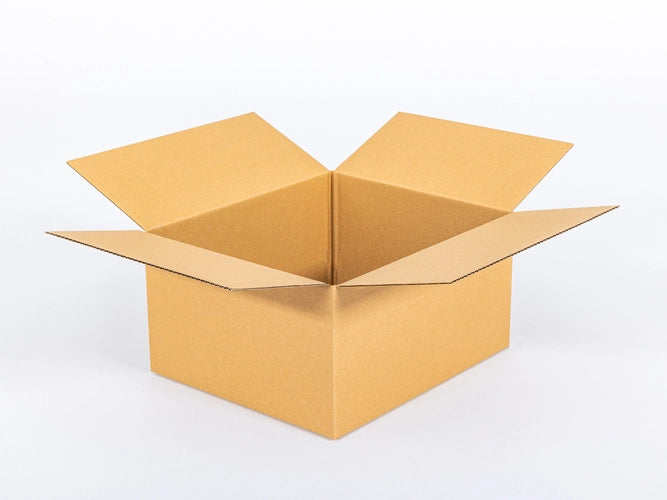 Kartonnen dozen 350x300x190mm enkelgolf B 320g/m2 bruin