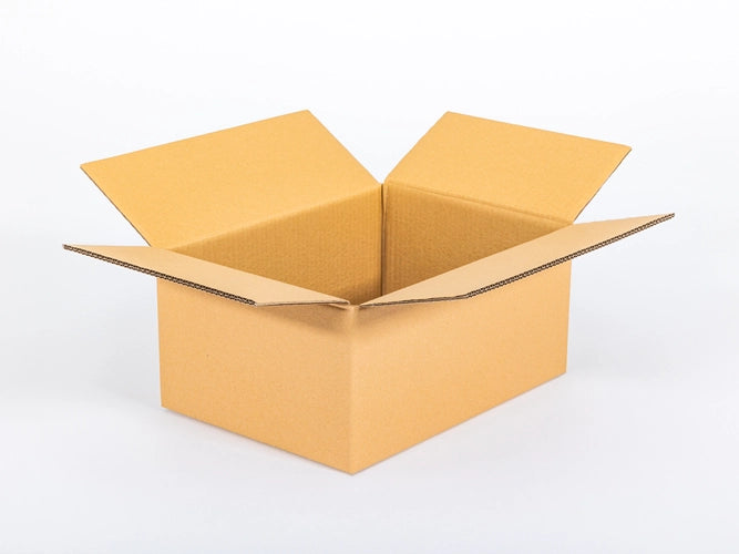 Kartonnen dozen 400x300x200mm dubbelgolf 490g/m2 bruin