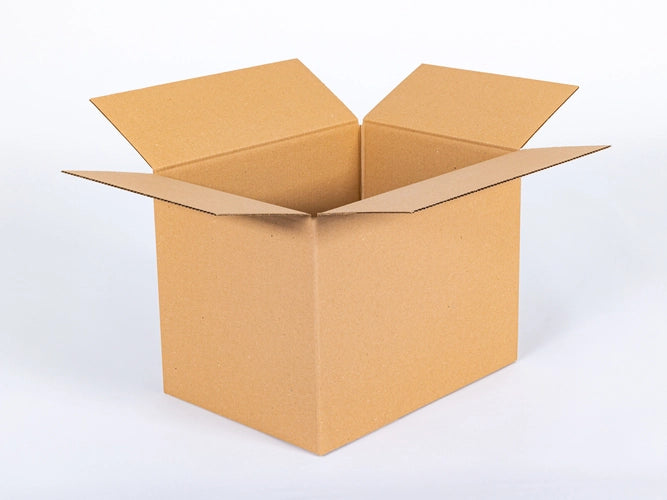 Kleppenkarton 400x300x300mm enkelgolf C 530g/m2 bruin