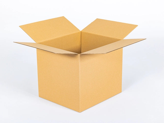 Kartonnen dozen 400x350x350mm enkelgolf B 420g/m2 bruin