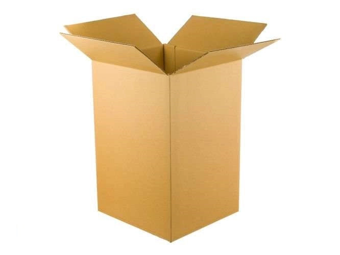 Flap cardboard 400x400x800mm 3W C 530g/m2 Gray