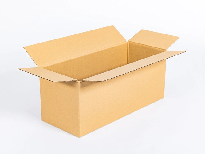 Kartonnen dozen 600x250x250mm enkelgolf B 380g/m2 bruin
