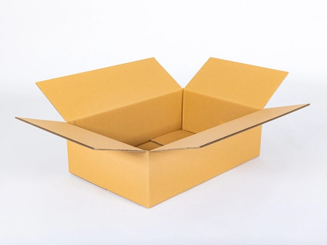 Kartonnen dozen 600x400x200mm dubbelgolf 630g/m2 bruin