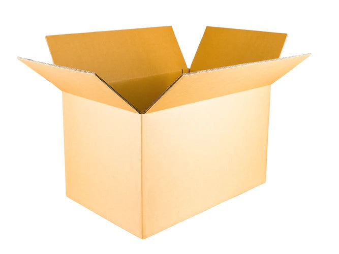 Kartonnen doos 600x500x500mm enkelgolfs 530g/m2 bruin