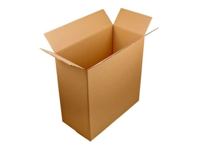 Kartonnen doos 700x400x800mm dubbelegolf 770g/m2 bruin